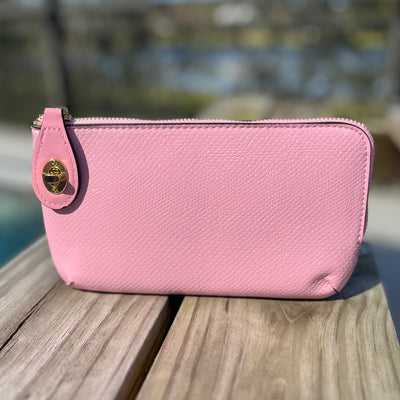 The Kendall Wristlet - Bright Pink