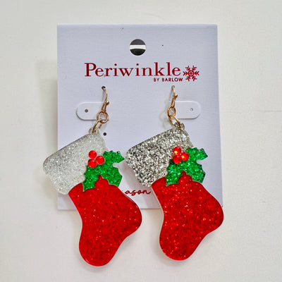 Holiday Collection 2 By Periwinkle -
Glitter Stockings With Holly