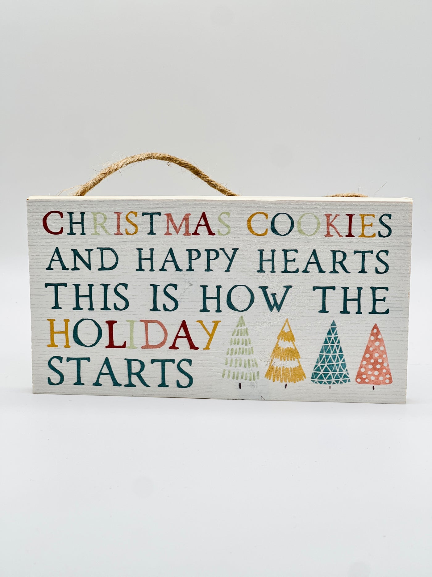 Winter Holiday Decor By Sincere Surroundings - 6.5" x 3.5" - Christmas Cookies