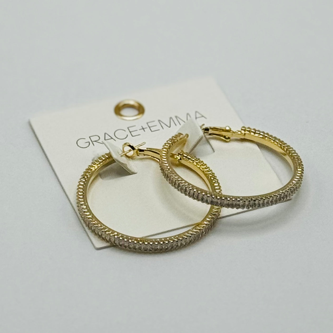 Jewelry By Southern Grace - Large Golden Glow Frostbite Hoops