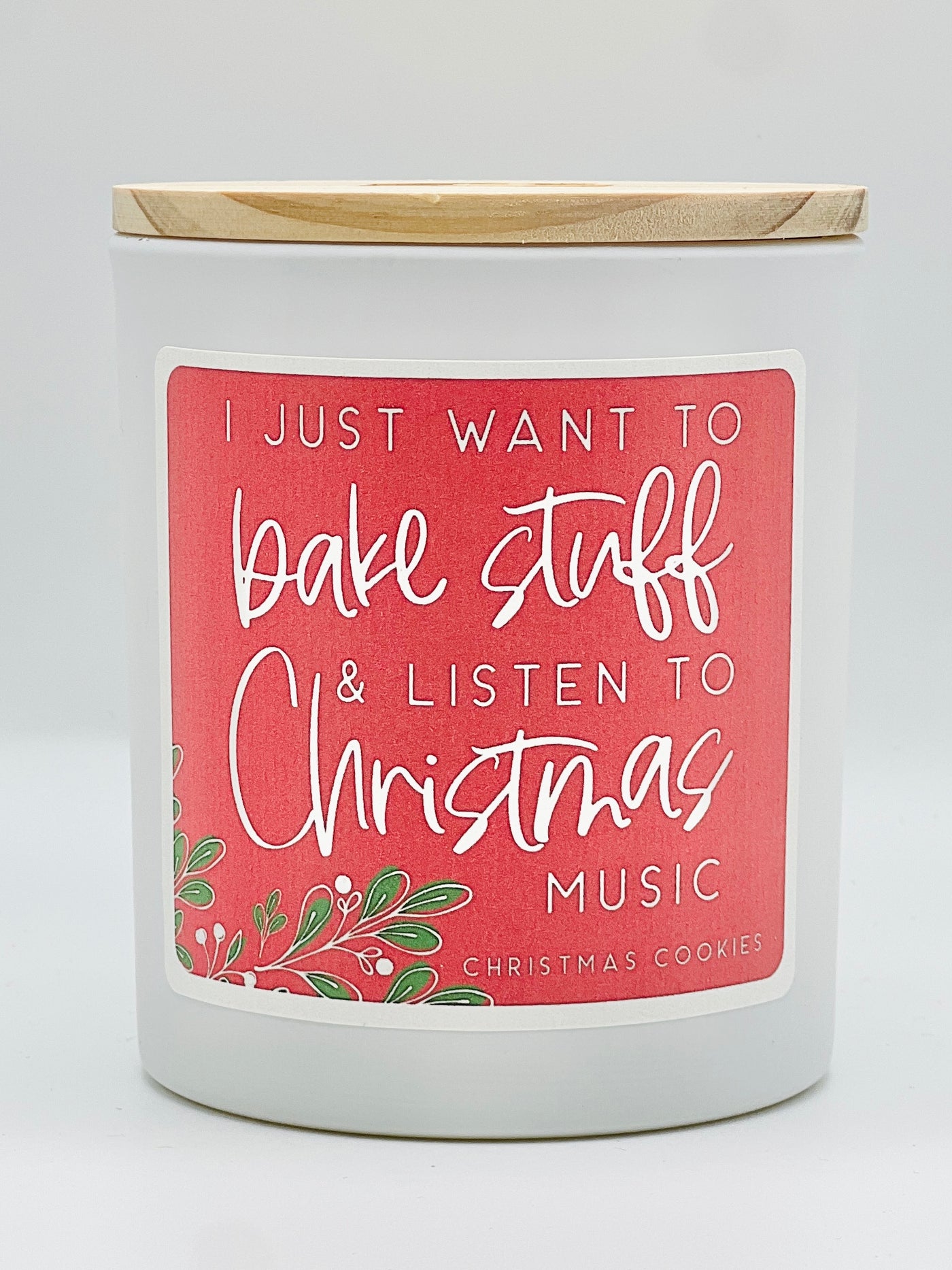 Winter Holiday Decor By Sincere Surroundings - Candle - Bake Stuff / Christmas Cookies