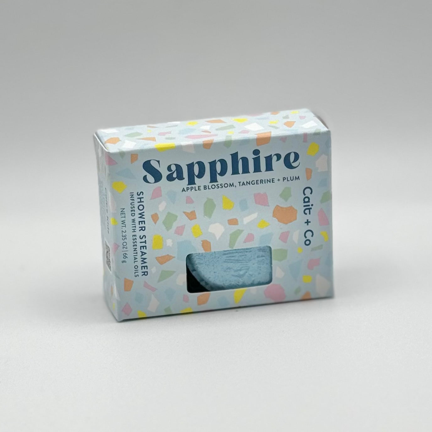 Cait + Co Bath Essentials - Gem Shower Steamer - Sapphire