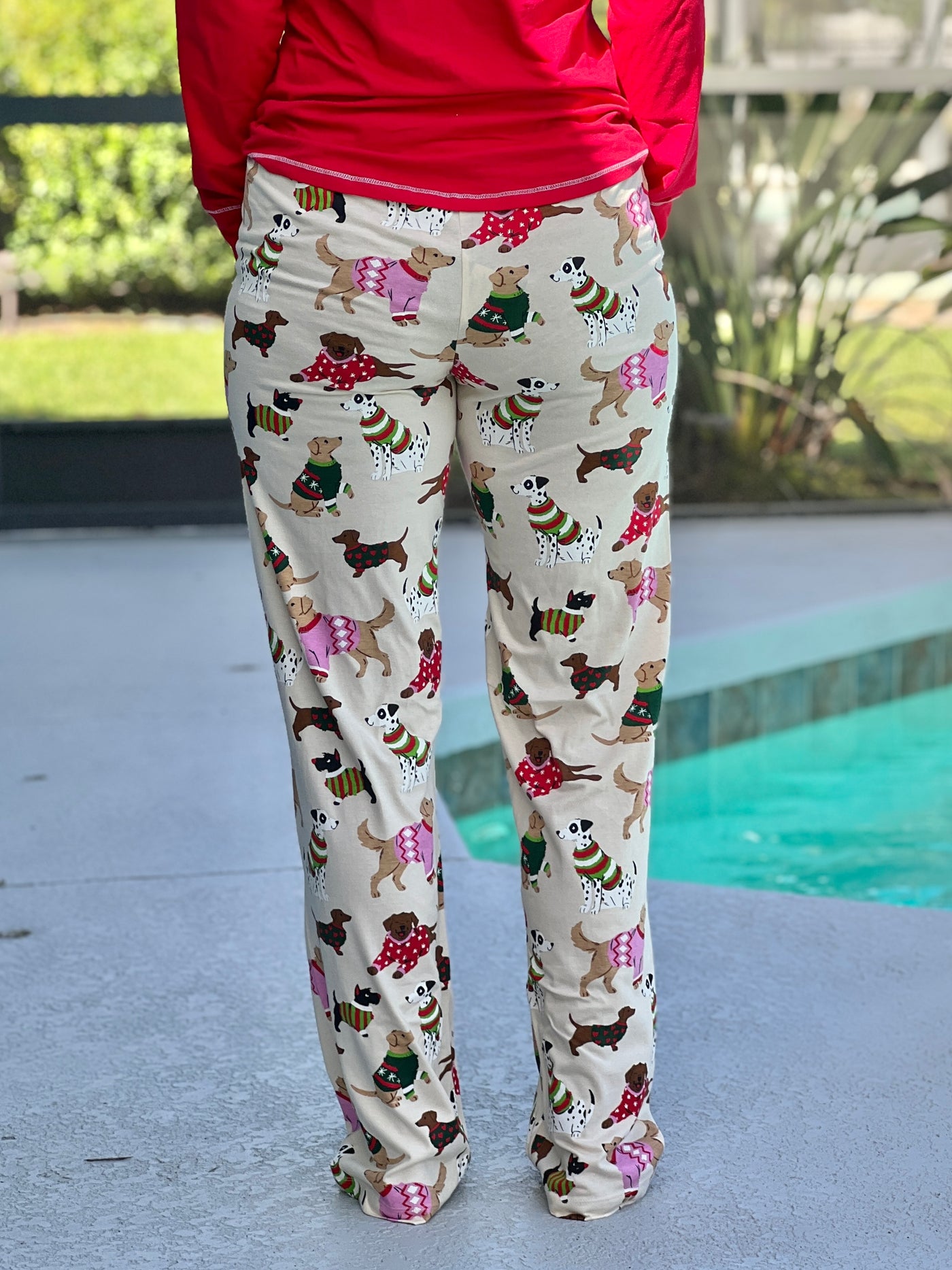 Family Pajama Sets In Woofing Christmas