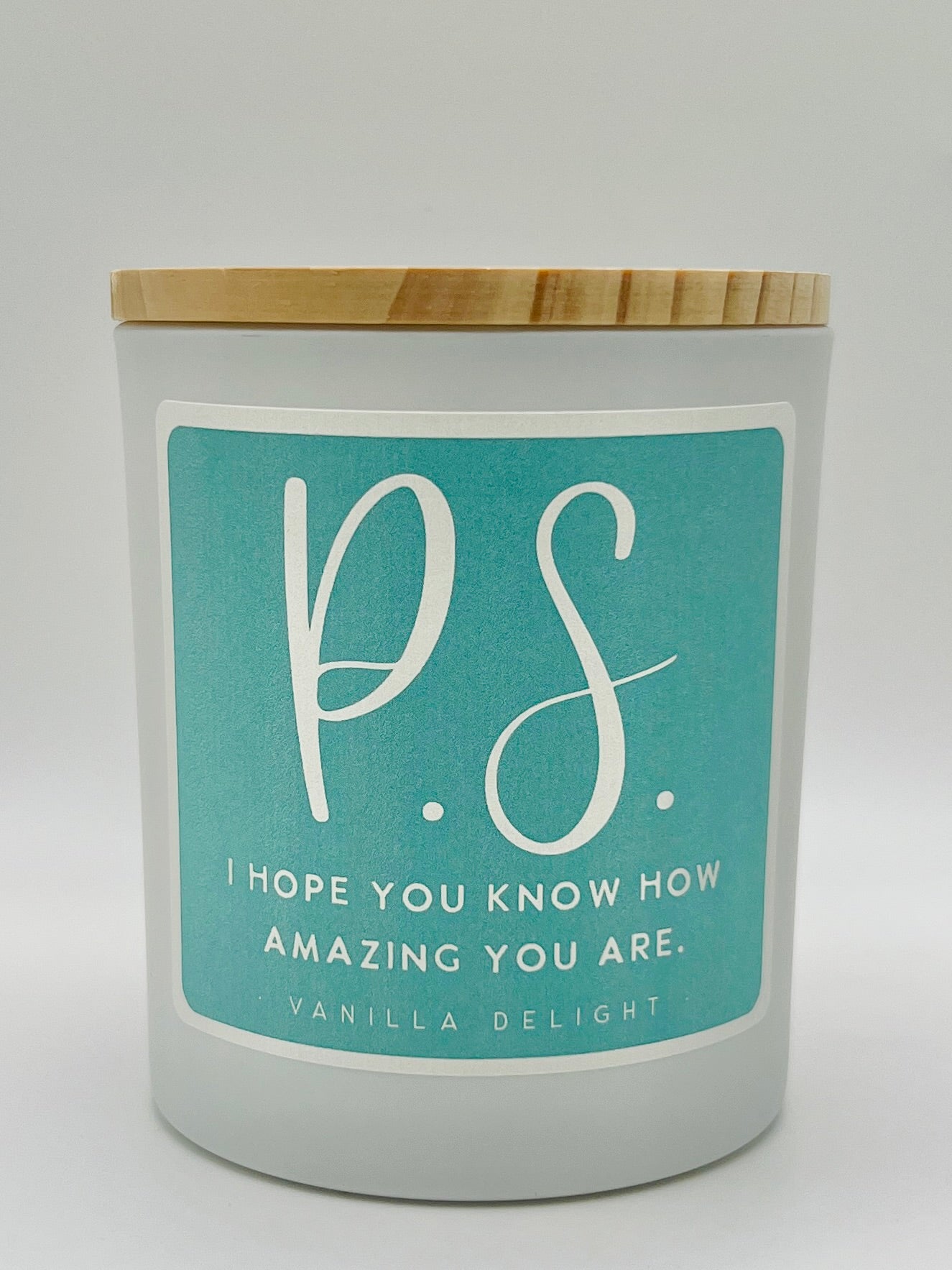 Candles By Sincere Surroundings - 
PS Hope You Know - Vanilla Delight