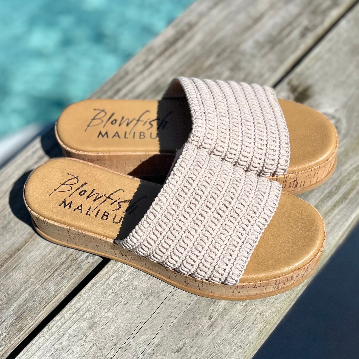 Maracelia Crochet Wedge By Blowfish In Off White