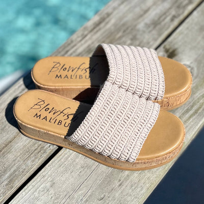 Maracelia Crochet Wedge By Blowfish In Off White