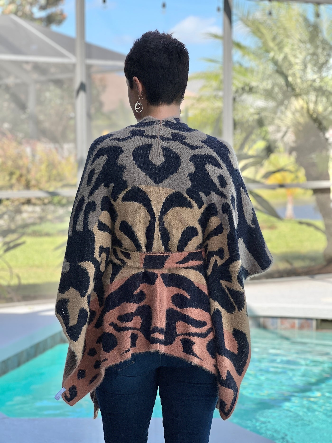 Lorri Tie Waist Ruana