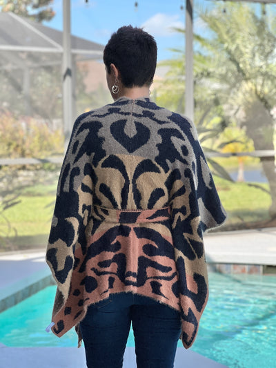 Lorri Tie Waist Ruana