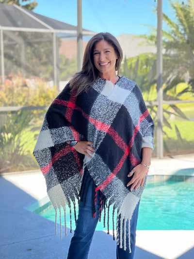 Francisco Hooded Poncho