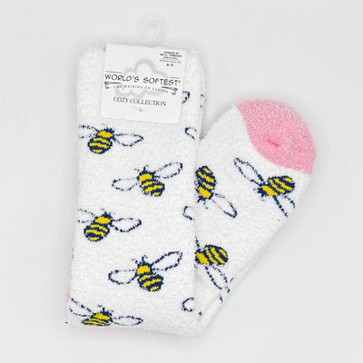 World's Softest Sock Cozy Collection - Bee Kind - Crew