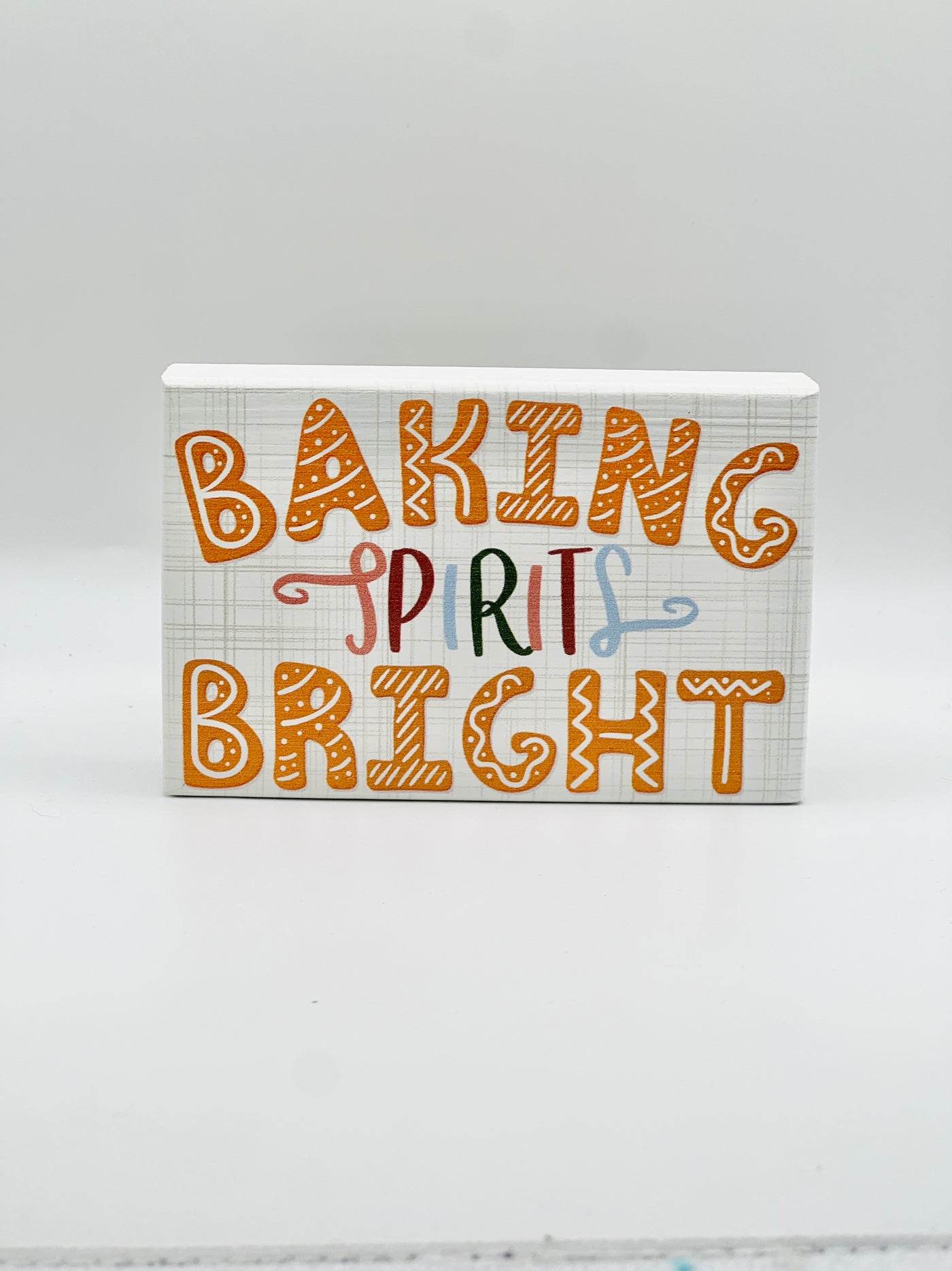 Winter Holiday Decor By Sincere Surroundings - 3.5" x 5" - Baking Spirits Bright
