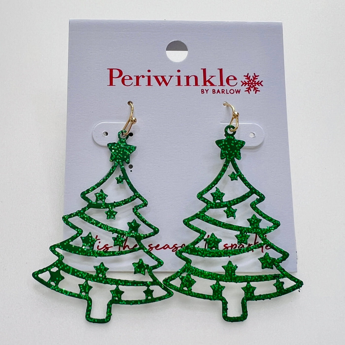 Holiday Collection by Periwinkle - Christmas Glitter Trees No Lights