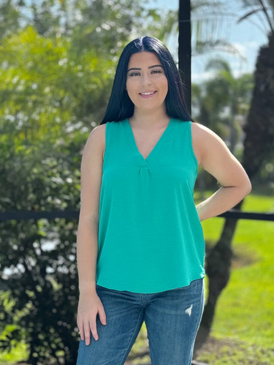 Where Will You Go Top In Kelly Green