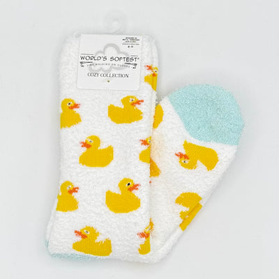 World's Softest Sock Cozy Collection - Rubber Ducky - Crew