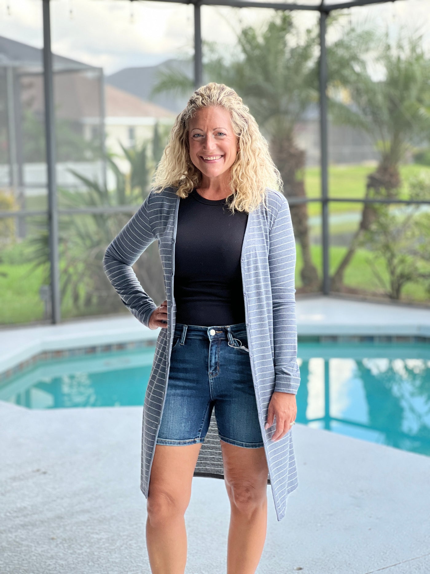 Coastal Cardigan - Grey