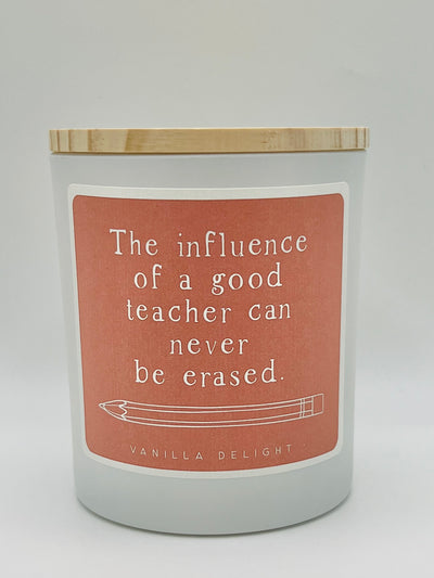 Candles By Sincere Surroundings - 
Influence Teacher - Vanilla Delight
