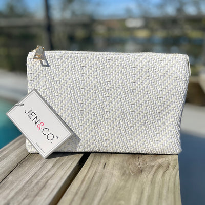 The Izzy Bag - Woven White