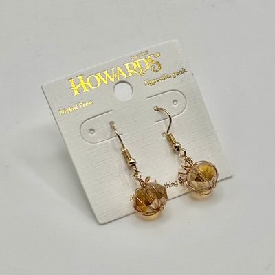 Halloween Jewelry Collection By Howards - Crystal Pumpkin - Earrings