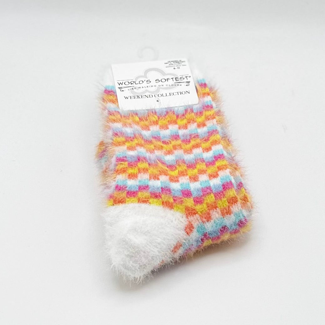 World's Softest Sock Cozy Collection - Wonderland Check Crew