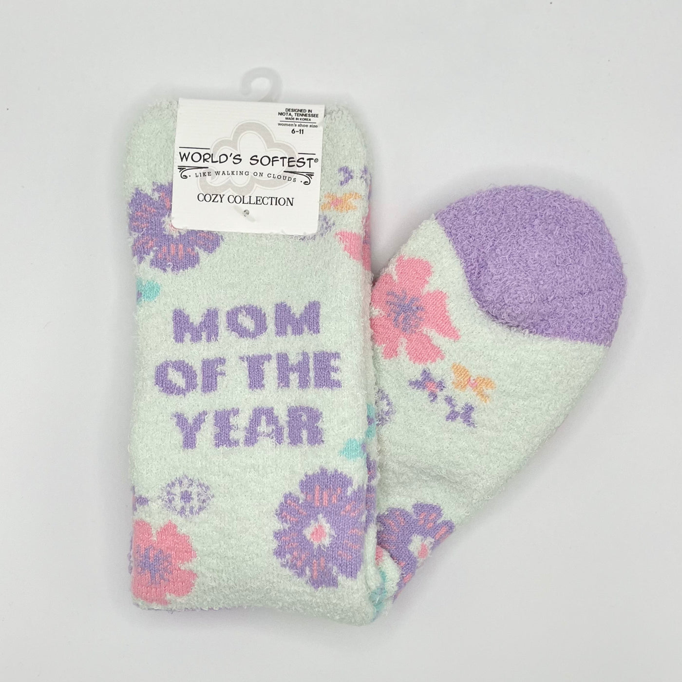 World's Softest Sock Cozy Collection - Mom Of The Year - Crew