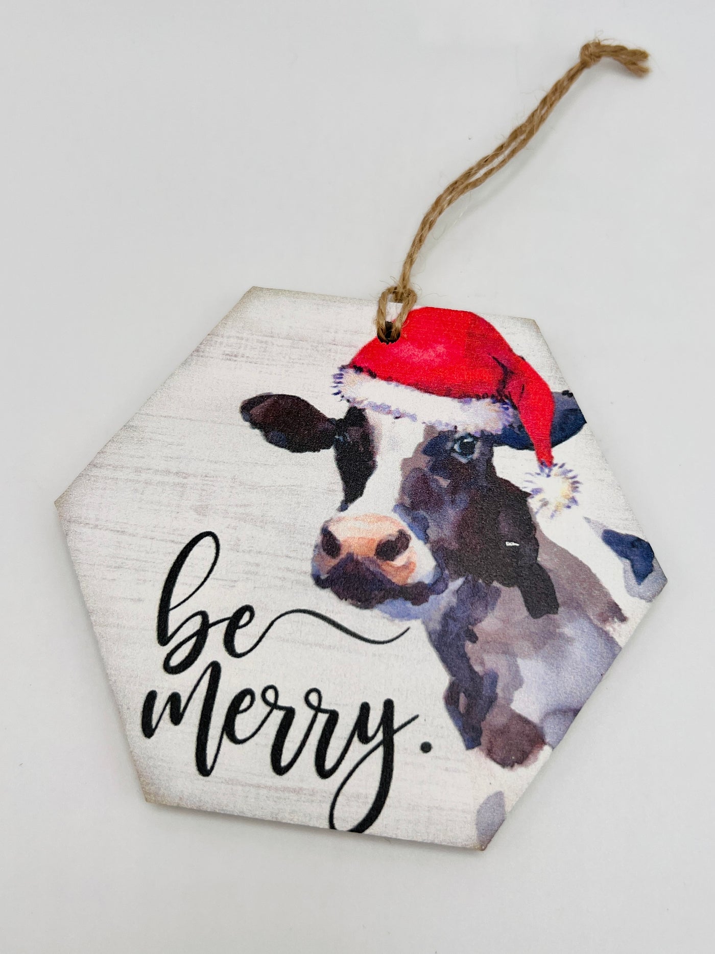 Winter Holiday Decor By Sincere Surroundings - Ornament - Be Merry