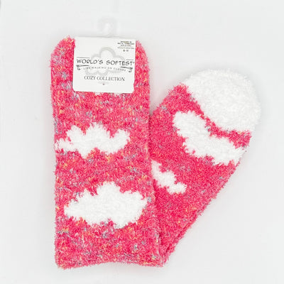 World's Softest Sock Cozy Collection - Cloud Funfetti Confetti - Crew