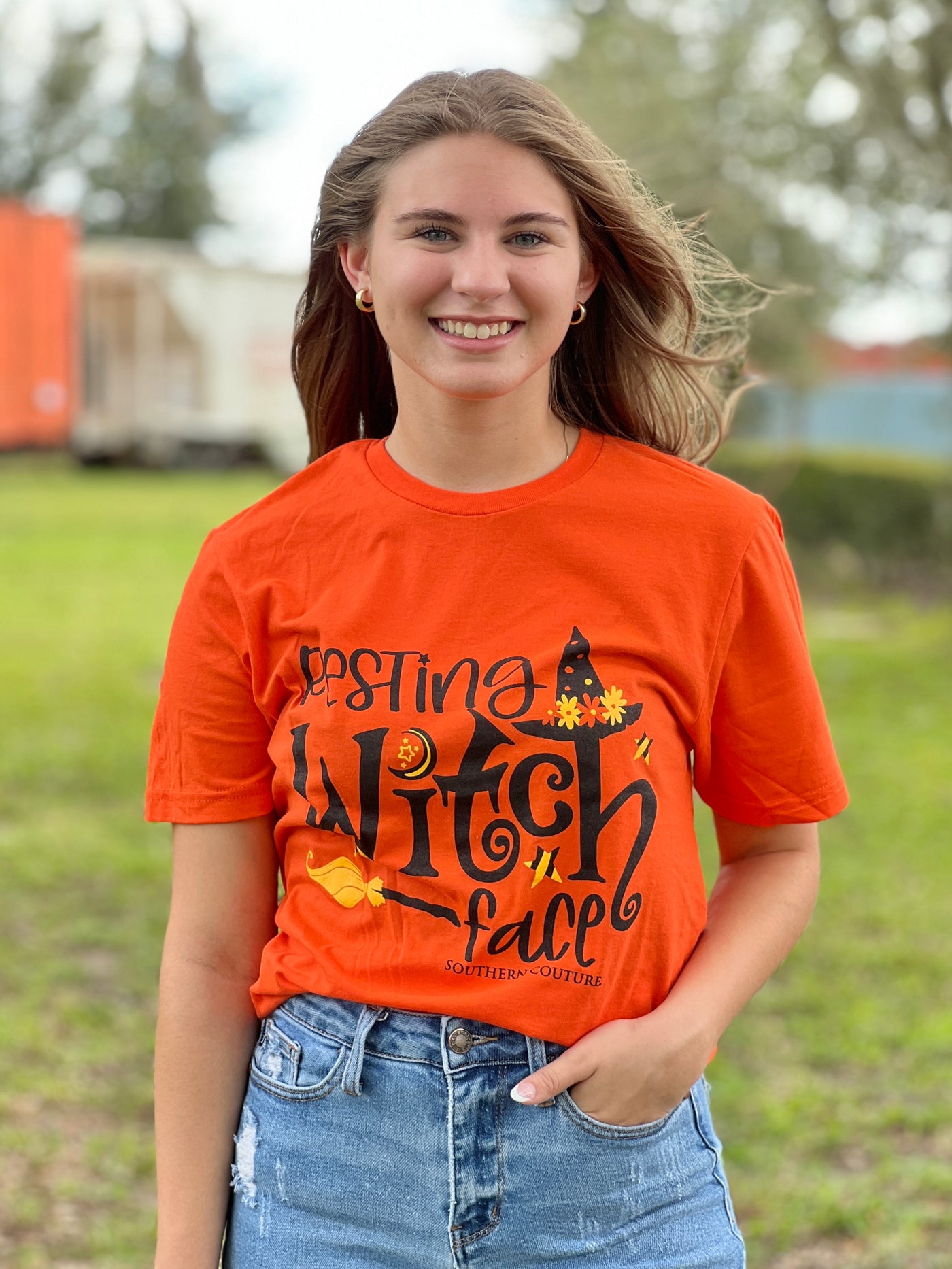 Resting Witch Face Graphic Tee