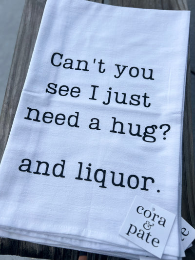 Snark And Sass Dish Towels - Need A Hug