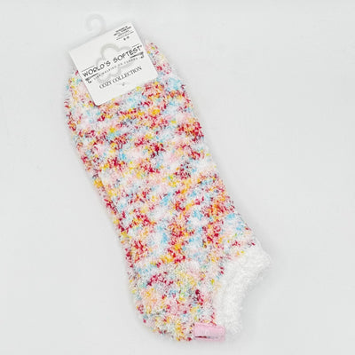 World's Softest Sock Cozy Collection - Whimsical Confetti - Ankle