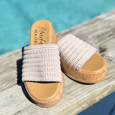 Maracelia Crochet Wedge By Blowfish In Off White