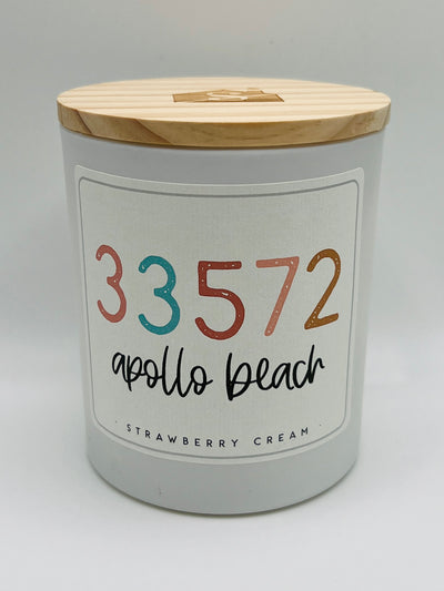 Candles By Sincere Surroundings - 
Colorful 33572 - Apollo Beach / Strawberry Cream
