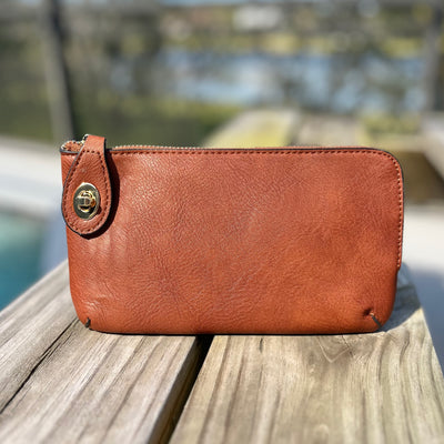 The Kendall Wristlet - Brown
