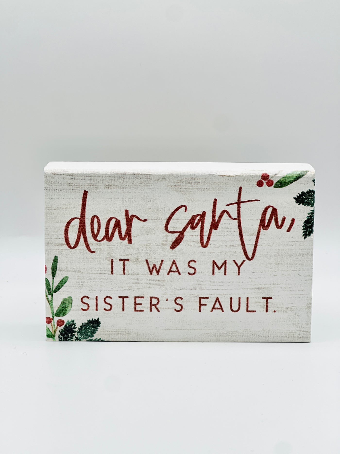 Winter Holiday Decor By Sincere Surroundings - 3.5" x 5" - Sister's Fault