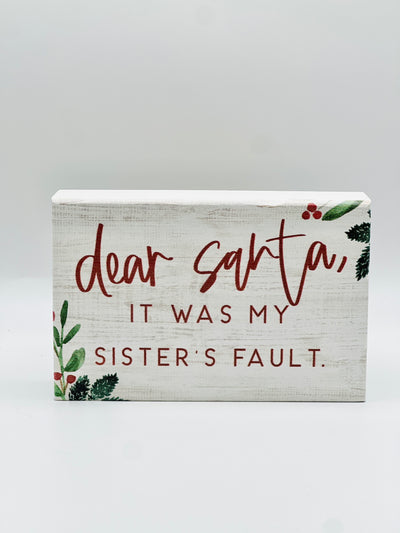 Winter Holiday Decor By Sincere Surroundings - 3.5" x 5" - Sister's Fault