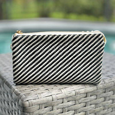 The Riley Bag - Woven Black