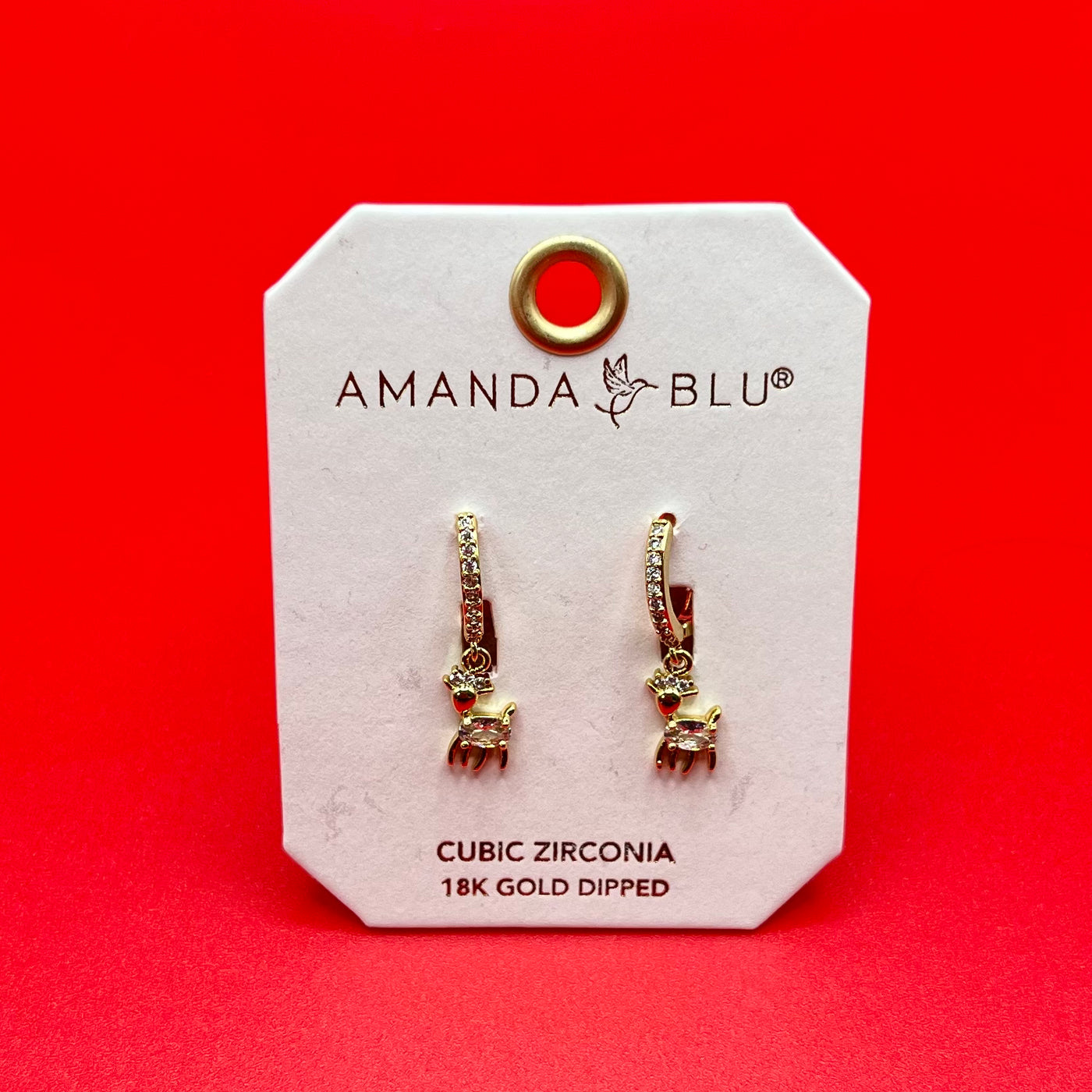 Holiday Jewelry Collection - Earrings/Reindeer Drop