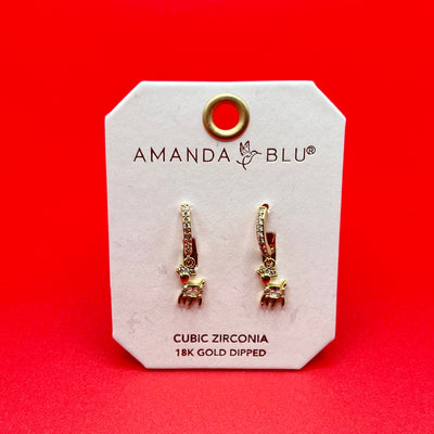 Holiday Jewelry Collection - Earrings/Reindeer Drop