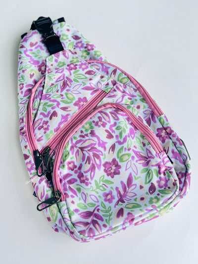 Nupouch Daypack - Large / Pink & Green Floral