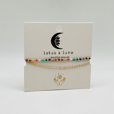 Lotus & Luna - Healing Layered 2mm - Master Healer (Jade/Jasper/Amazonite/Quartz/Gold)