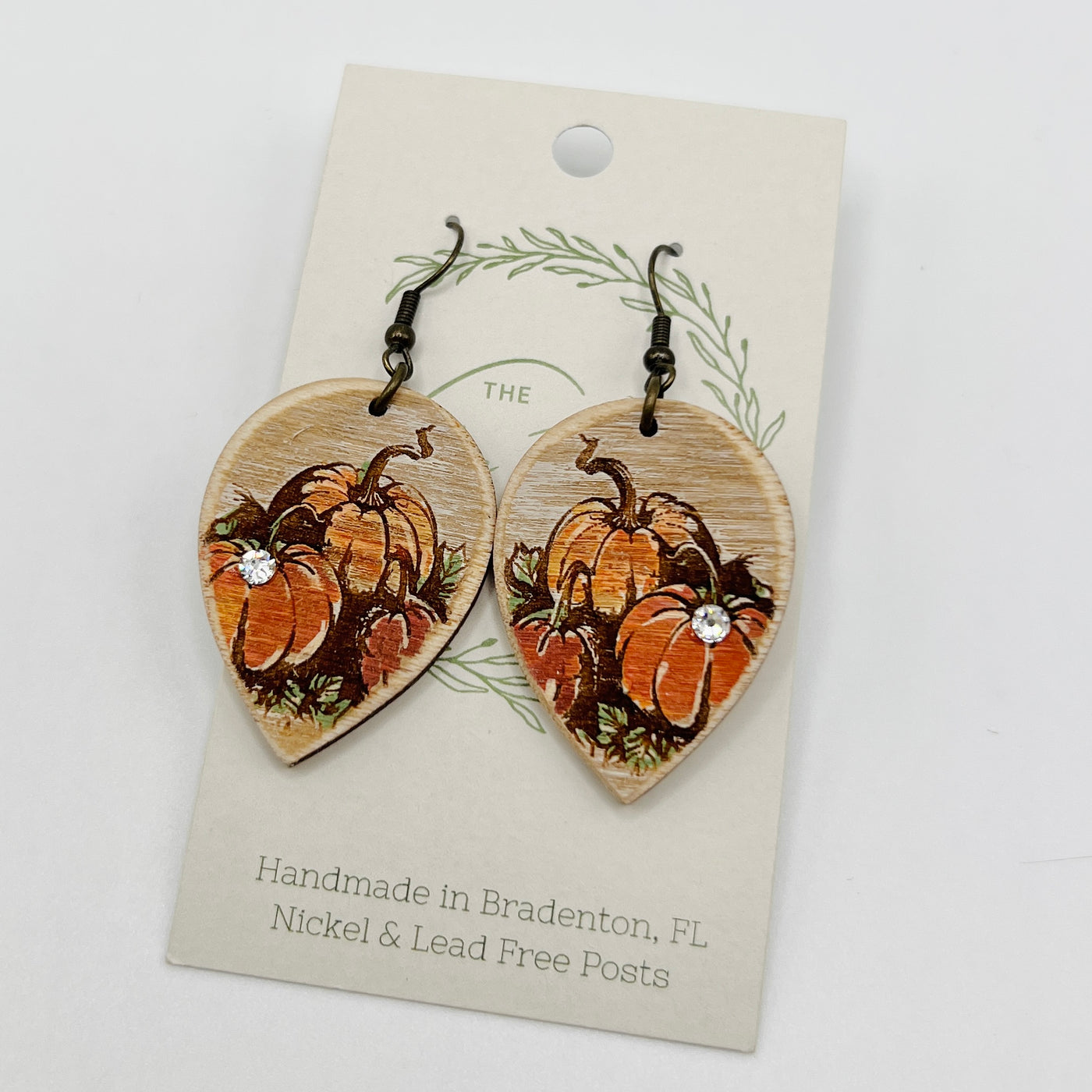 The Wooden Fence Fall Collection - Pumpkin Rhinestone