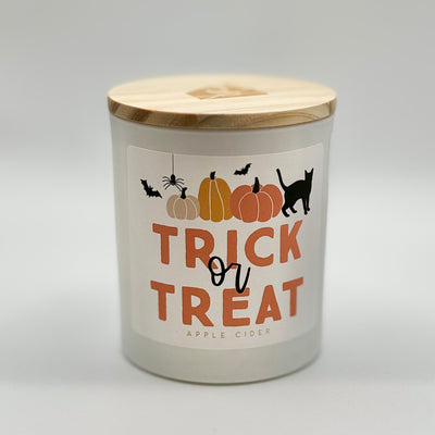 Fall Decor By Sincere Surroundings - Candle - Trick Treat - Apple Cider