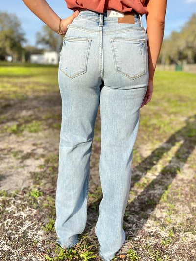 Not My First Rodeo Straight Jeans By Judy Blue