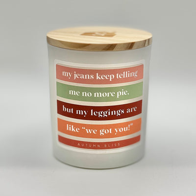 Fall Decor By Sincere Surroundings - Candle - No More Pie - Autumn Bliss