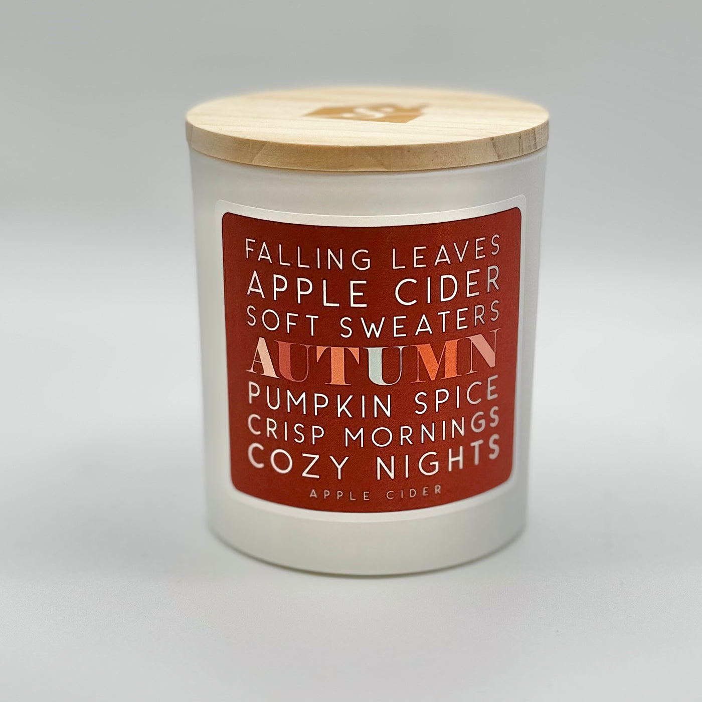 Fall Decor By Sincere Surroundings - Candle - Leaves Cider Sweaters - Apple Cider