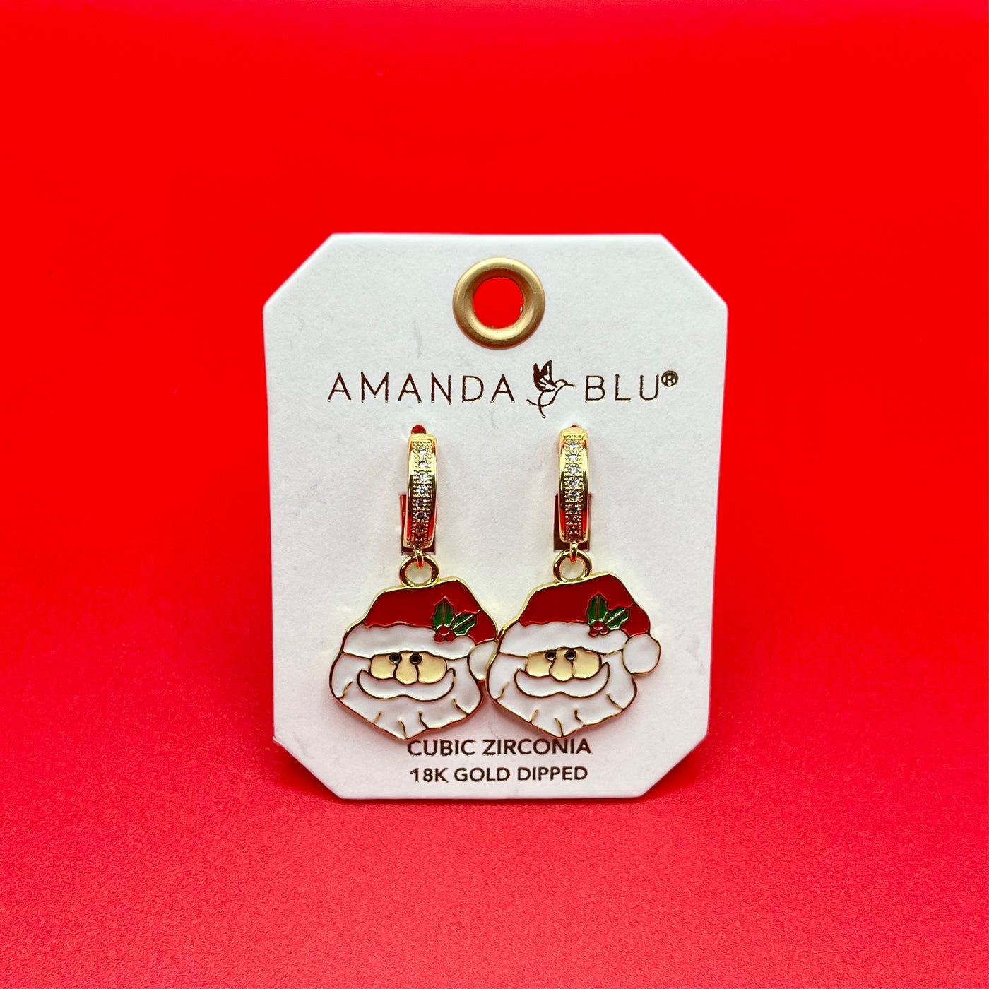 Holiday Jewelry Collection - Earrings/Santa Drop