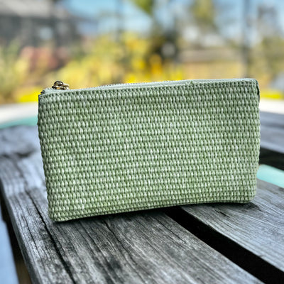 The Riley Bag - Straw Light Green