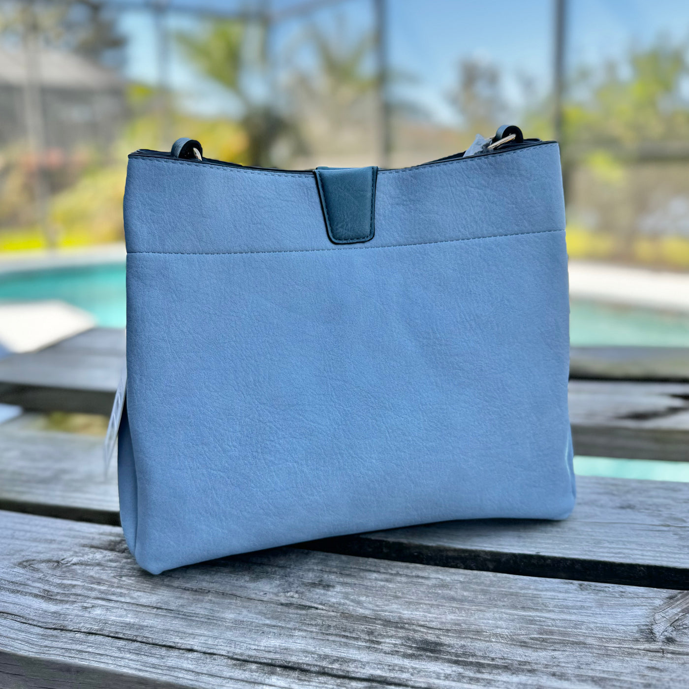 The Tati Bag - Aqua Blue