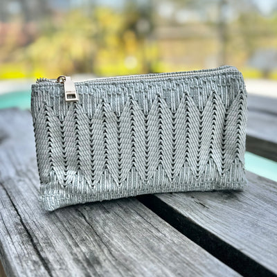The Riley Bag - Weave Light Gray