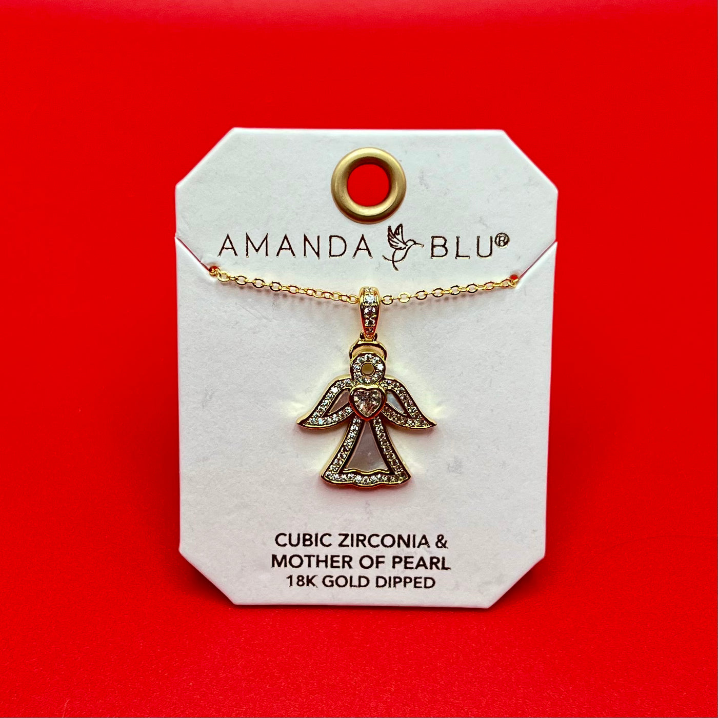 Holiday Jewelry Collection - Necklace/Angel Drop