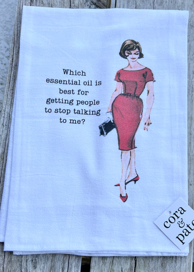 Snark And Sass Dish Towels - Essential Oils